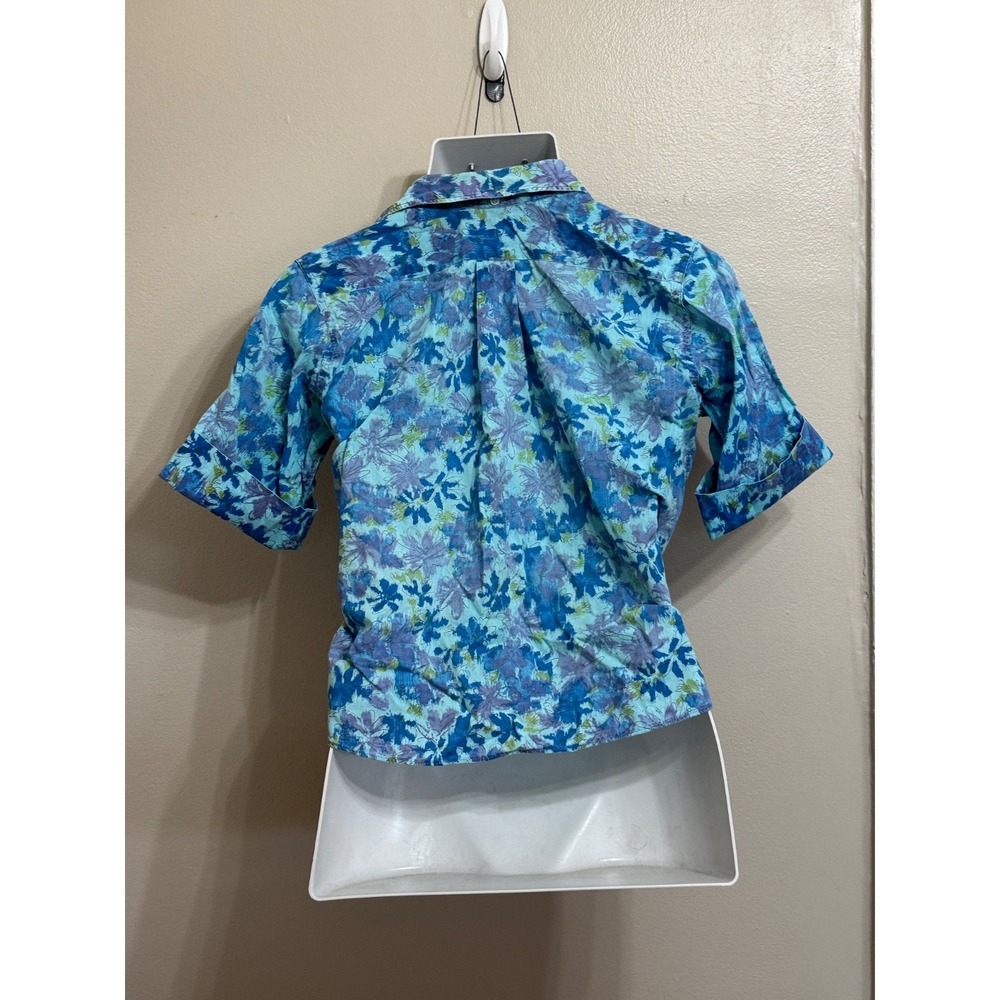 Vintage - Ivy League by Wini - Floral Hawaiian Shirt - Flawed - Picture 2 of 4